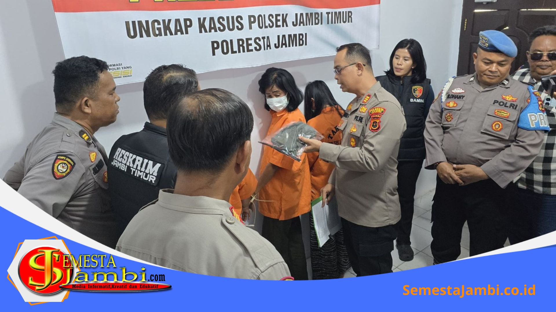Polisi Jambi Timur Berhasil Menangkap Tiga Wanita Komplotan Copet Asal Sekayu Musi Banyuasin