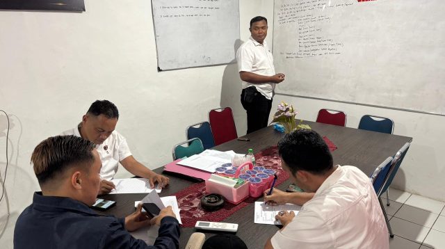 Suasana Ruang Gelar Perkara Satreskrim Polres Kerinci Pada Rabu 22 Oktober 2025