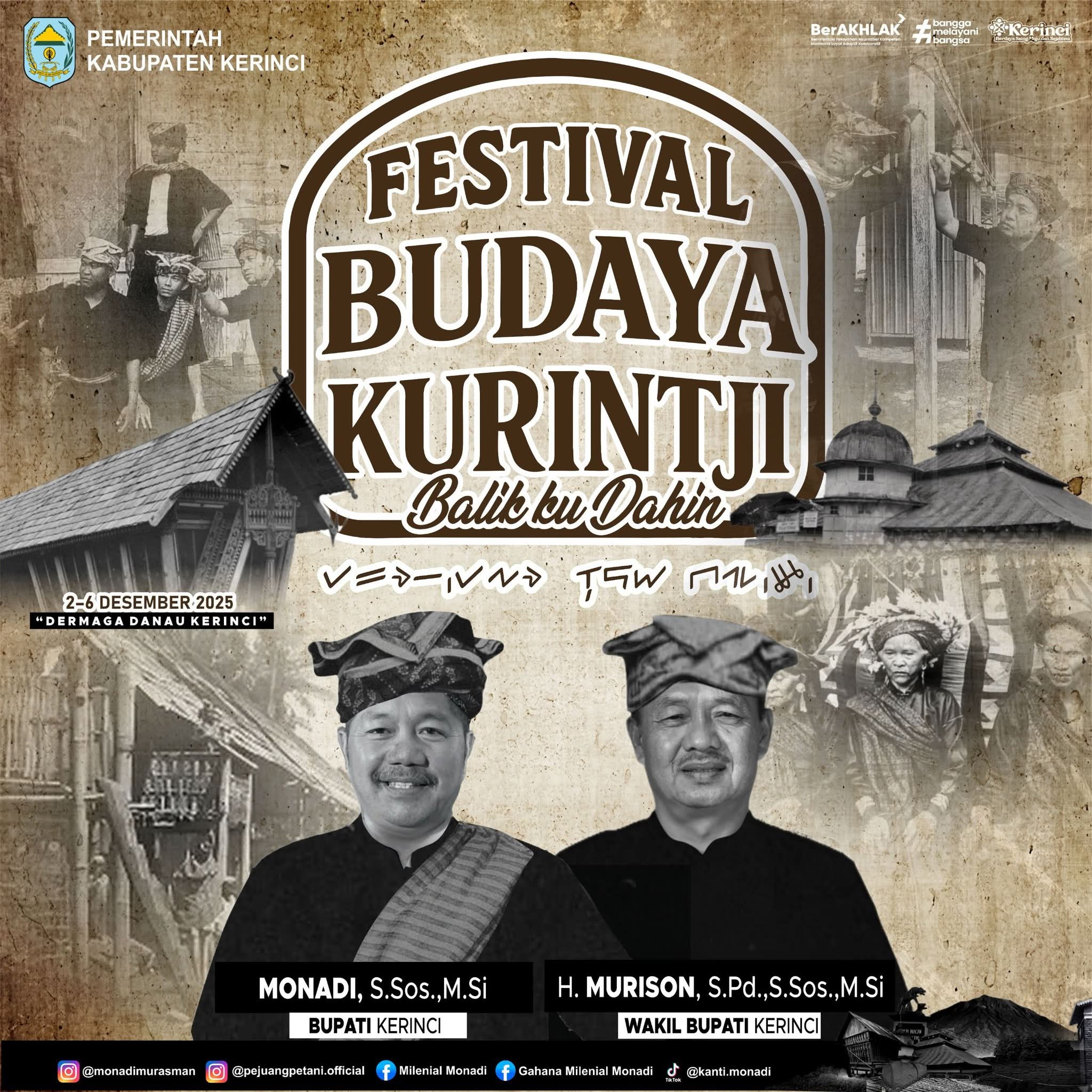 Bupati Dan Wakil Bupati Kerinci Memakai Pakaian Adat Asli Kerinci Dok Kominfo