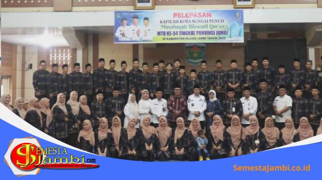Foto Bersama Walikota Sungai Penuh Dan Peserta Mtq 2025 Dengan Semangat Juara