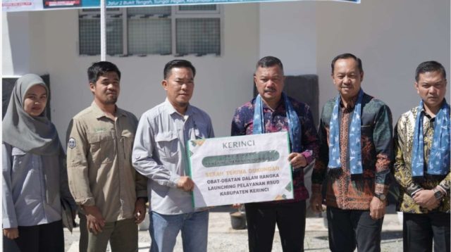 Plta Kerinci Serahkan Bantuan Obat