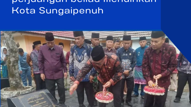 Walikota Sungai Penuh Alfin Bersama Forkopimda Tabur Bunga Di Makam H Fauzi Siin