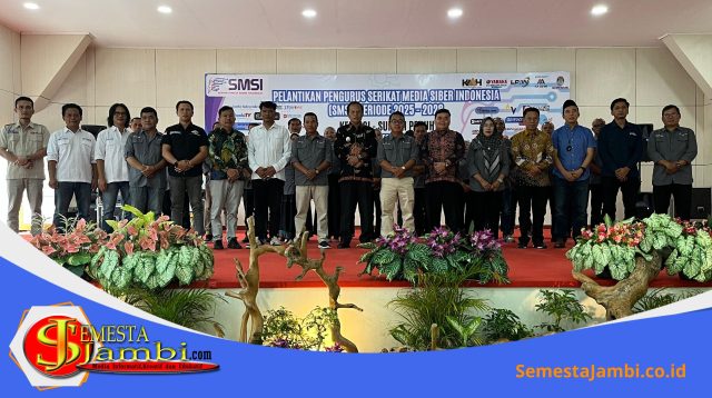 Pelantikan Pengurus Smsi Kerinci Sungai Penuh Periode 2025 2028 Di Gedung Nasional