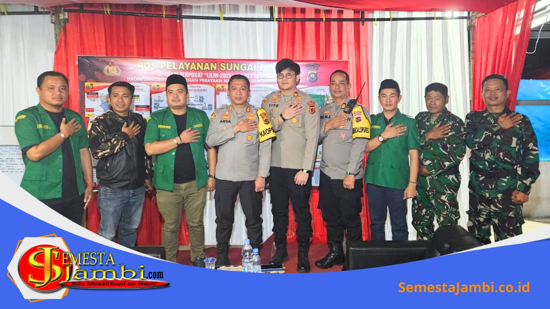 Sinergi Gp Ansor Polres Dan Tni Jaga Kamtibmas Natal