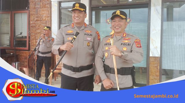 Kenal Pamit Kapolres Kerinci Antara Akbp Ramadhanil Dan Akbp Arya Tesa Brahmana