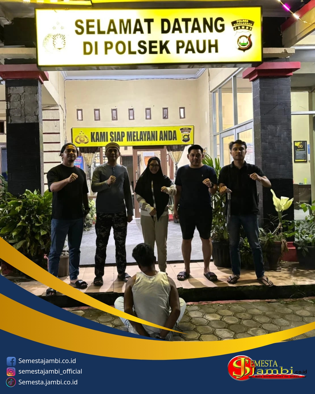 Pelaku Pengancaman Sajam Diamankan Unit Reskrim Polsek Pauh