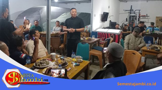 Kapolres Sarolangun Gelar Coffee Night Bersama Insan Pers Di Rumah Dinas