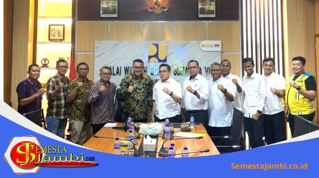 Kunjungan Pemkot Sungai Penuh Ke Balai Wilayah Sungai Vi Sumatera Membahas Normalisasi Sungai