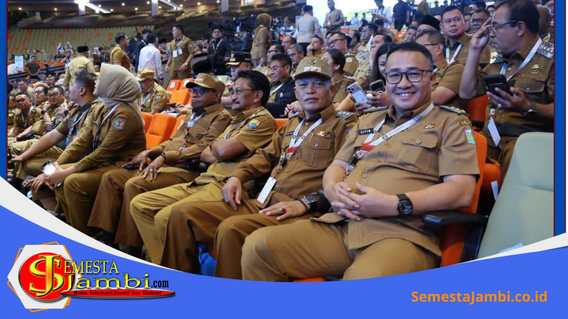 Wako Sungai Penuh Alfin Dan Wawako Azhar Menghadiri Rakornas Pemerintah Pusat Dan Daerah 2026 Di Bogor