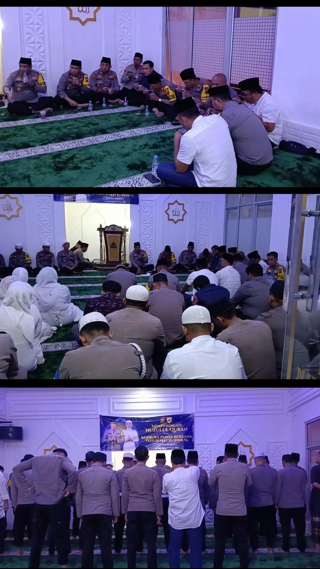 Berbuka Bersama Seluruh Jajaran Polres Kerinci
