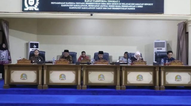 Ketua Dprd Sarolangun Pimpin Rapat Pansus