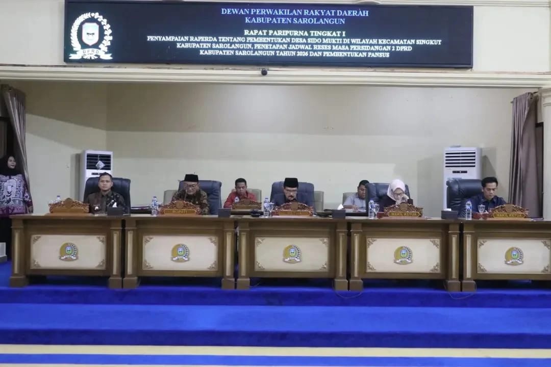 Ketua Dprd Sarolangun Pimpin Rapat Pansus