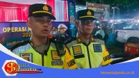 Patroli Polisi Polres Kerinci Menjaga Keamanan Malam Takbiran
