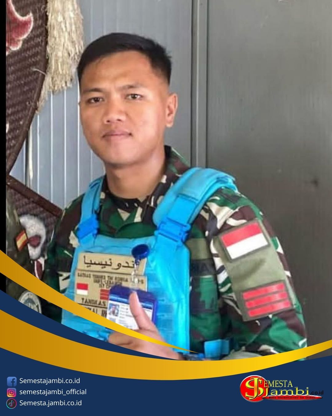 Prajurit Tni Satgas Unifil Berjaga Di Markas Perdamaian Pbb Di Lebanon Selatan