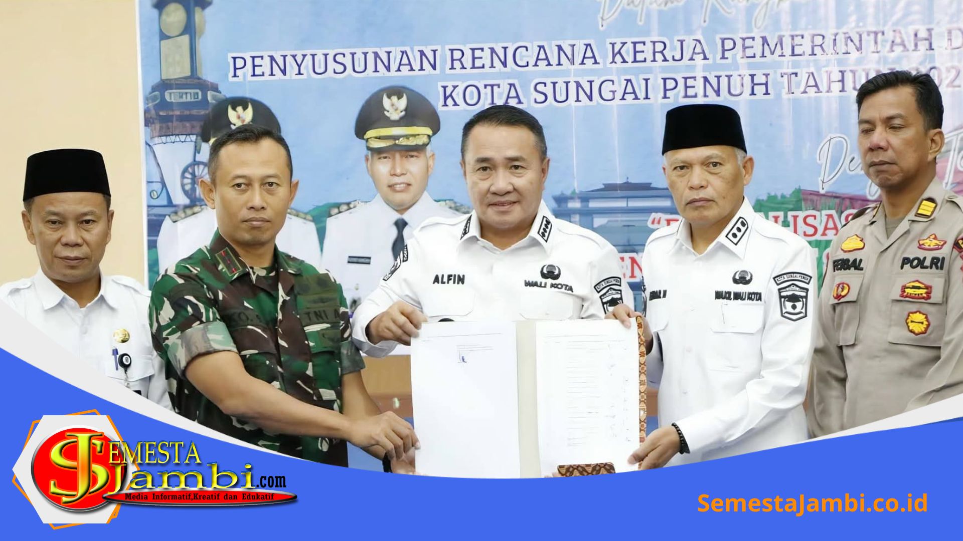 Wali Kota Alfin Membuka Musrenbang Rkpd Sungai Penuh 2027 Di Aula Kantor Wali Kota