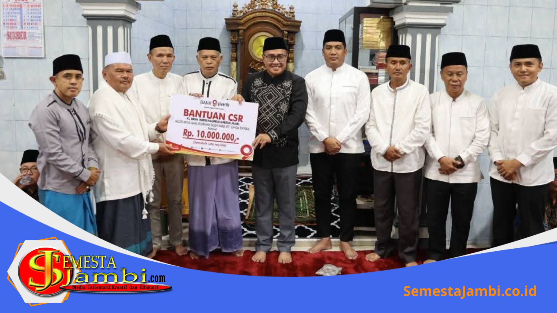 Wali Kota Sungai Penuh Alfin Saat Safari Ramadan Bersama Masyarakat Dusun Baru
