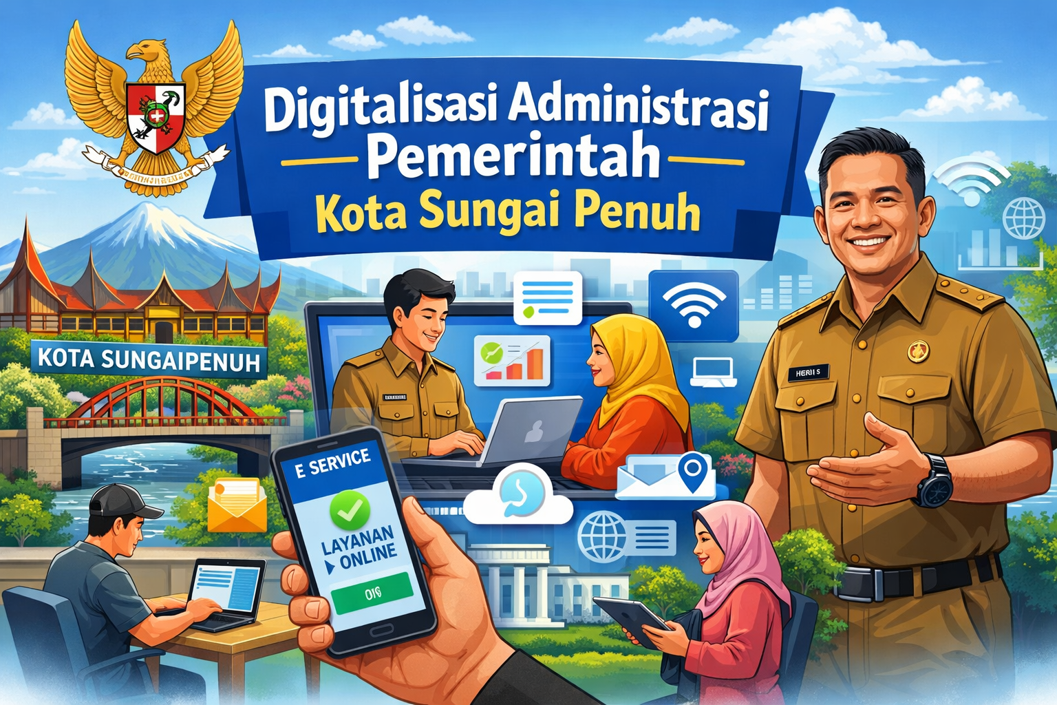 Digitalisasi Administrasi Pemerintah Kota Sungai Penuh