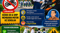 Ilustrasi Siswa Sd Smp Sungai Penuh Tidak Membawa Motor Ke Sekolah