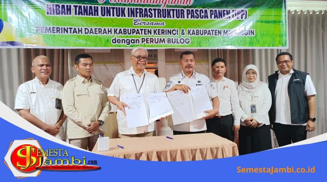 Penandatanganan Nphd Pemkab Kerinci Dan Perum Bulog 2026