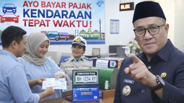 Wali Kota Sungai Penuh Alfin Mengajak Warga Membayar Pajak Kendaraan Tepat Waktu