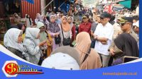 Wawako Azhar Hamzah Bersama Sekda Tinjau Pasar Pasca Penertiban