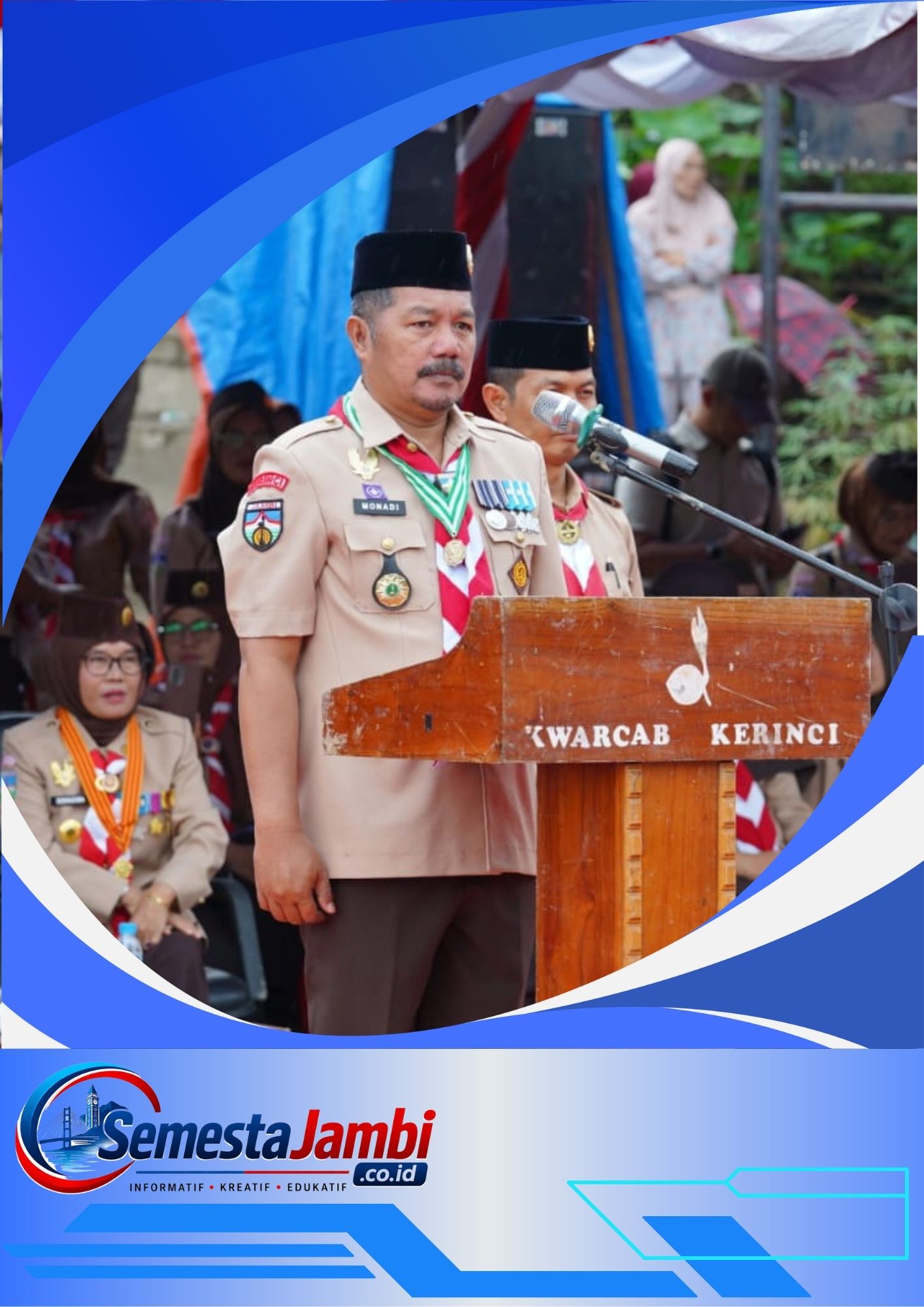 Bupati Kerinci Membuka Jambore Pramuka Kerinci 2026