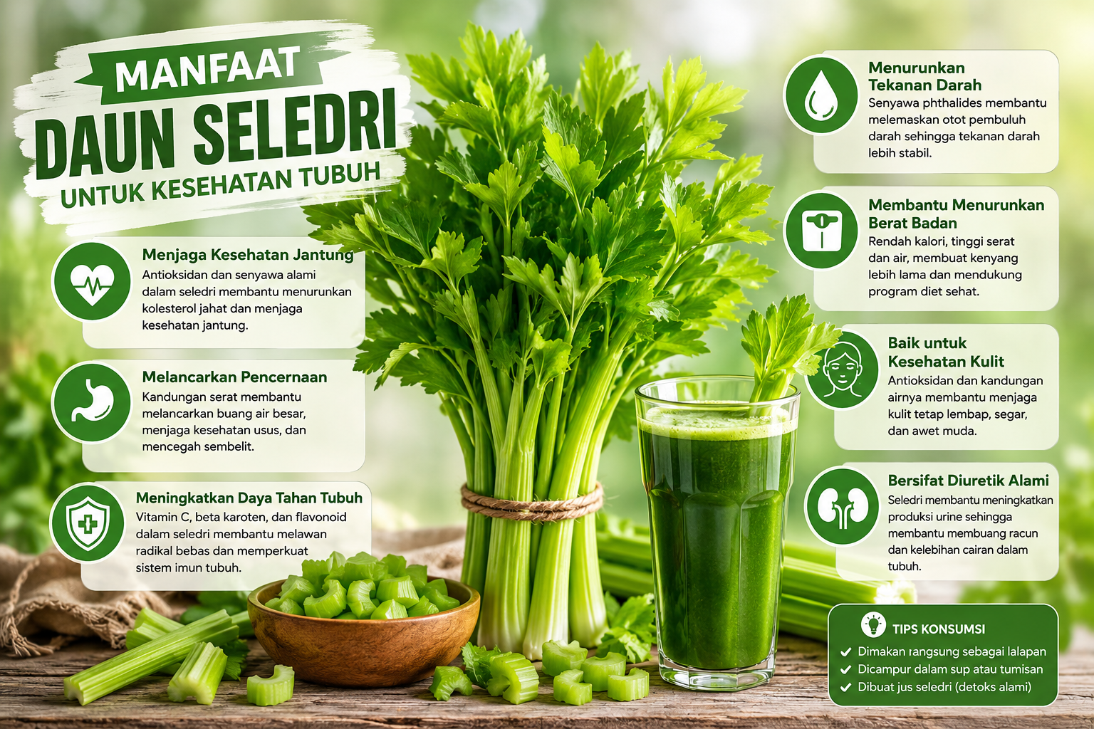 Daun Seledri Segar Untuk Kesehatan Tubuh