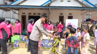 Kapolres Sarolangun Salurkan Bantuan Banjir