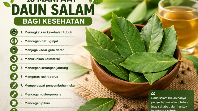 Manfaat Daun Salam Bagi Kesehatan Tubuh