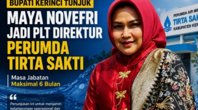 Maya Novefri Menerima Amanah Memimpin Perumda Tirta Sakti