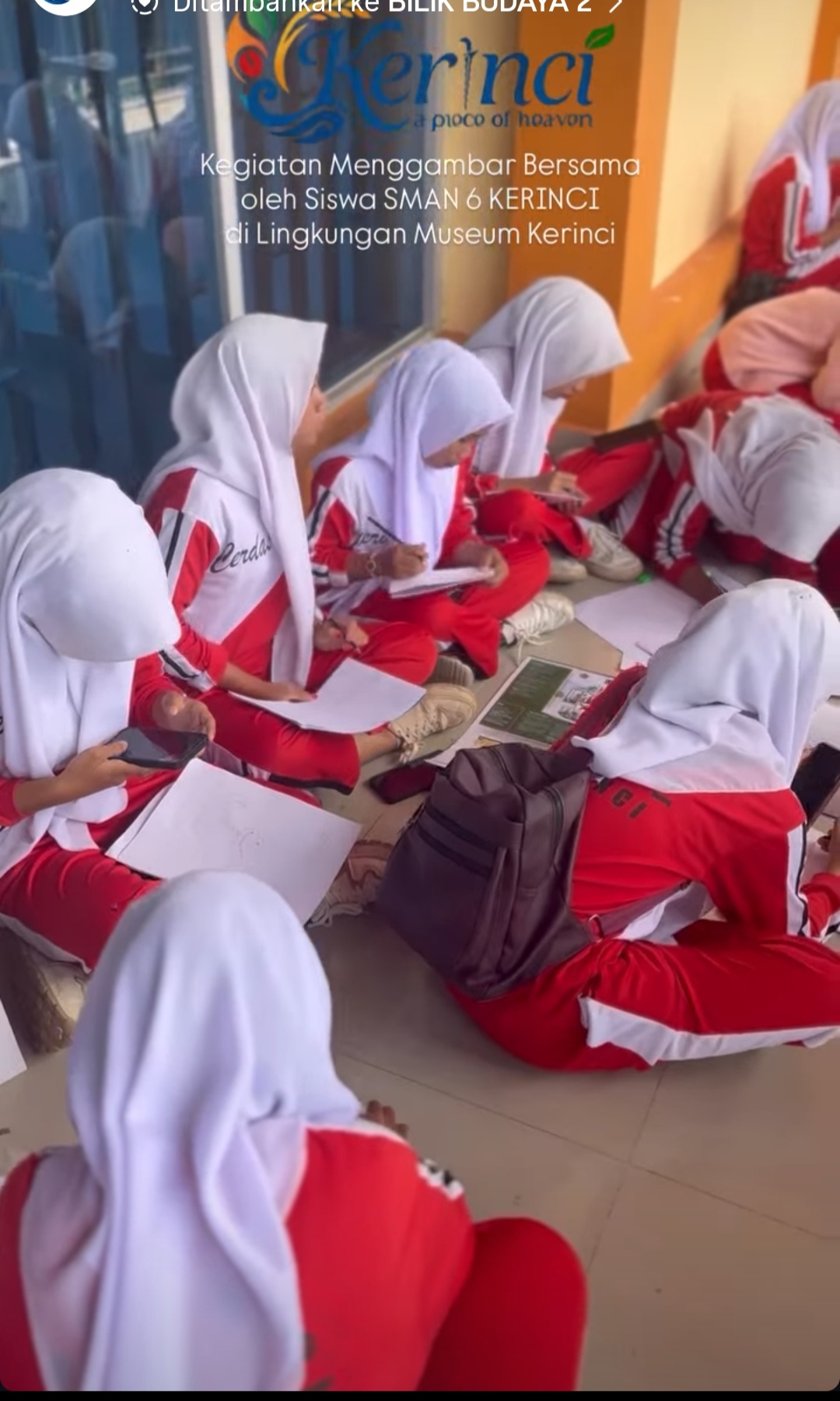 Melukis Bersama Sman 6 Kerinci