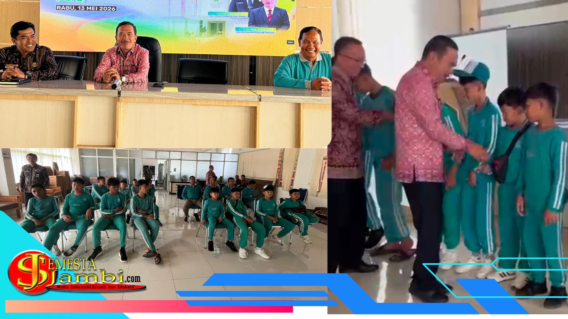 Suasana Pelepasan Kontingen Min 3 Kerinci Di Aula Kemenag Kerinci Desa Sebukar