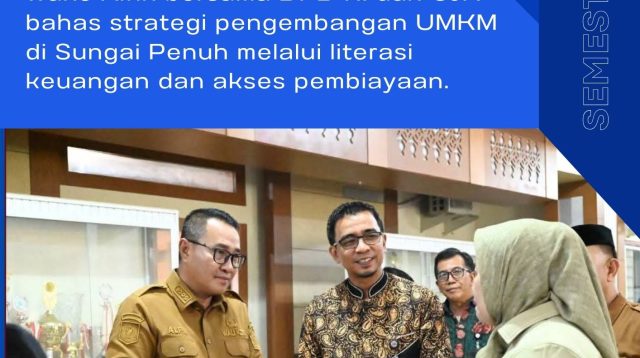 Wako Alfin Menerima Kunjungan Dpd Ri Dan Ojk Di Sungai Penuh