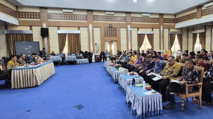 Wali Kota Alfin Memimpin Rakor Evaluasi Pemungutan Pajak Dan Retribusi Daerah Kota Sungai Penuh
