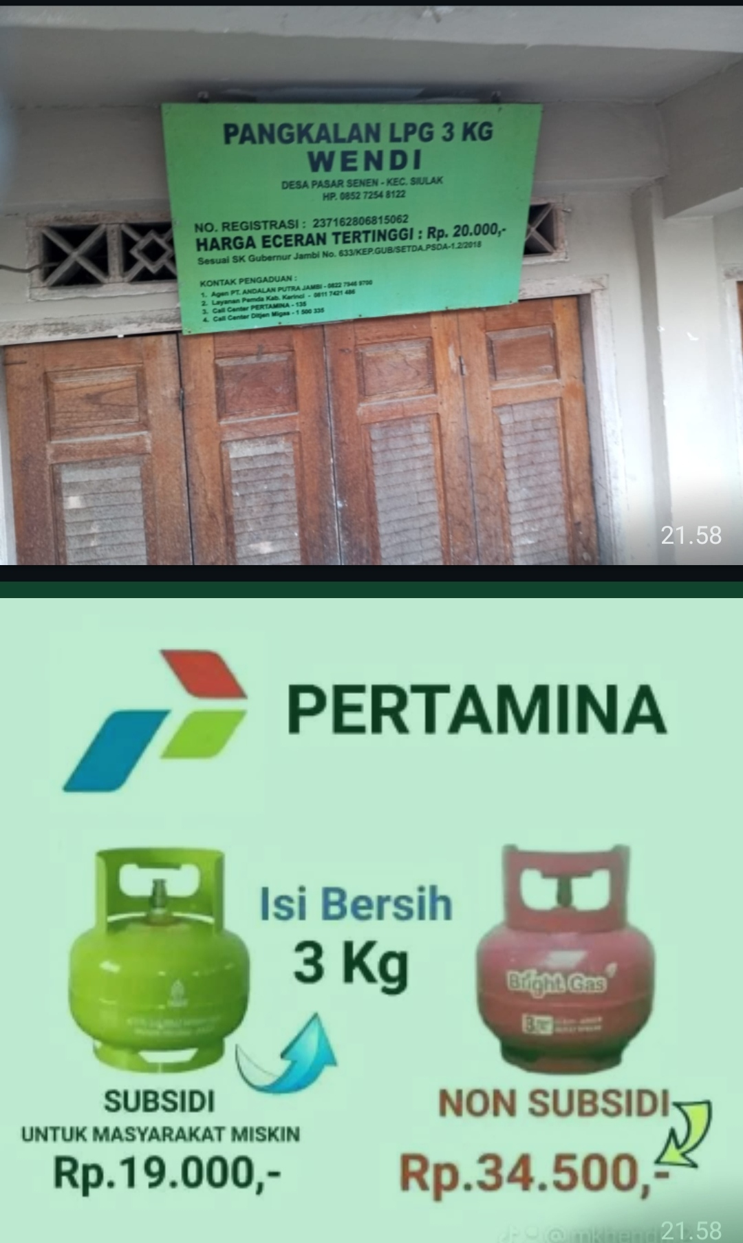 Gas Lpg 3 Kg