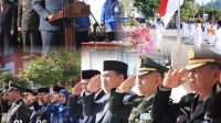 Ketua Dprd Kota Sungai Penuh Hutri Randa Membacakan Pembukaan Uud 1945 Saat Upacara Hari Lahir Pancasila 2026 Di Lapangan Kantor Wali Kota Sungai Penuh