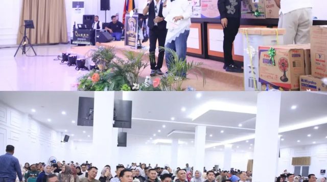 Ketua Dprd Kota Sungai Penuh Hutri Randa Menghadiri Permainan Kim Dalam Rangka Hari Bhayangkara Ke 80 Polres Kerinci Di Aula Iain Kerinci Bersama Masyarakat Dan Unsur Forkopimda