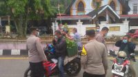 Aksi Sosial Polres Kerinci Berbagai Masker