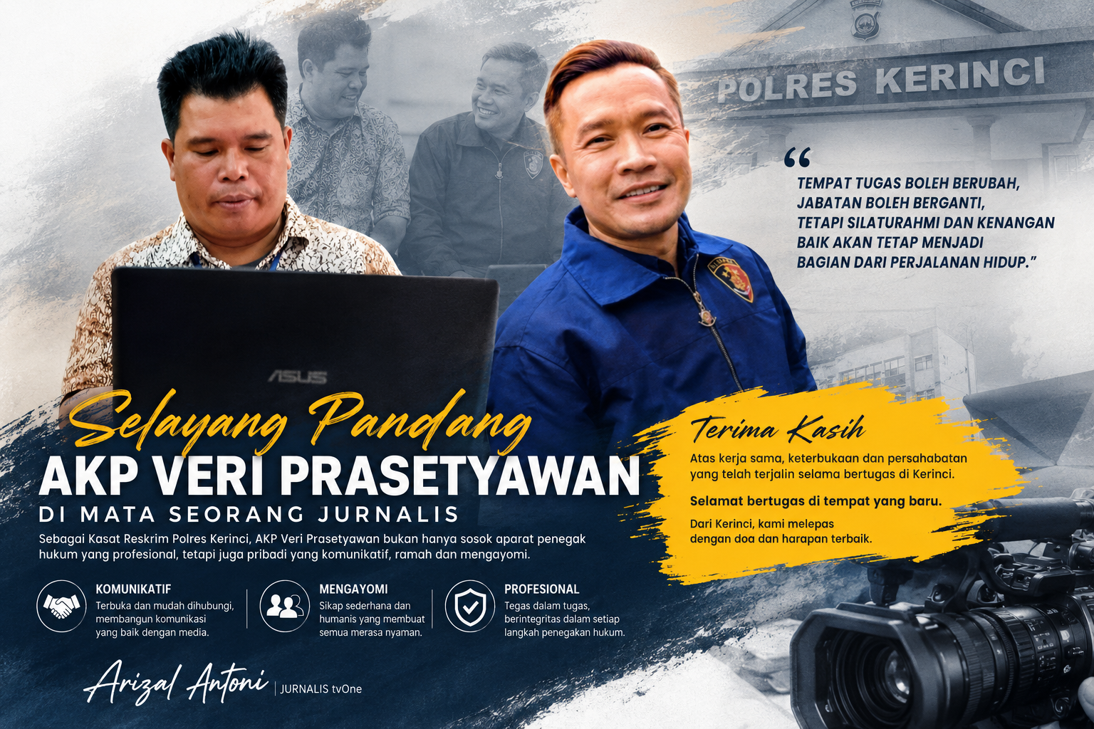Catatan Arizal Antoni Jurnalis Tvone