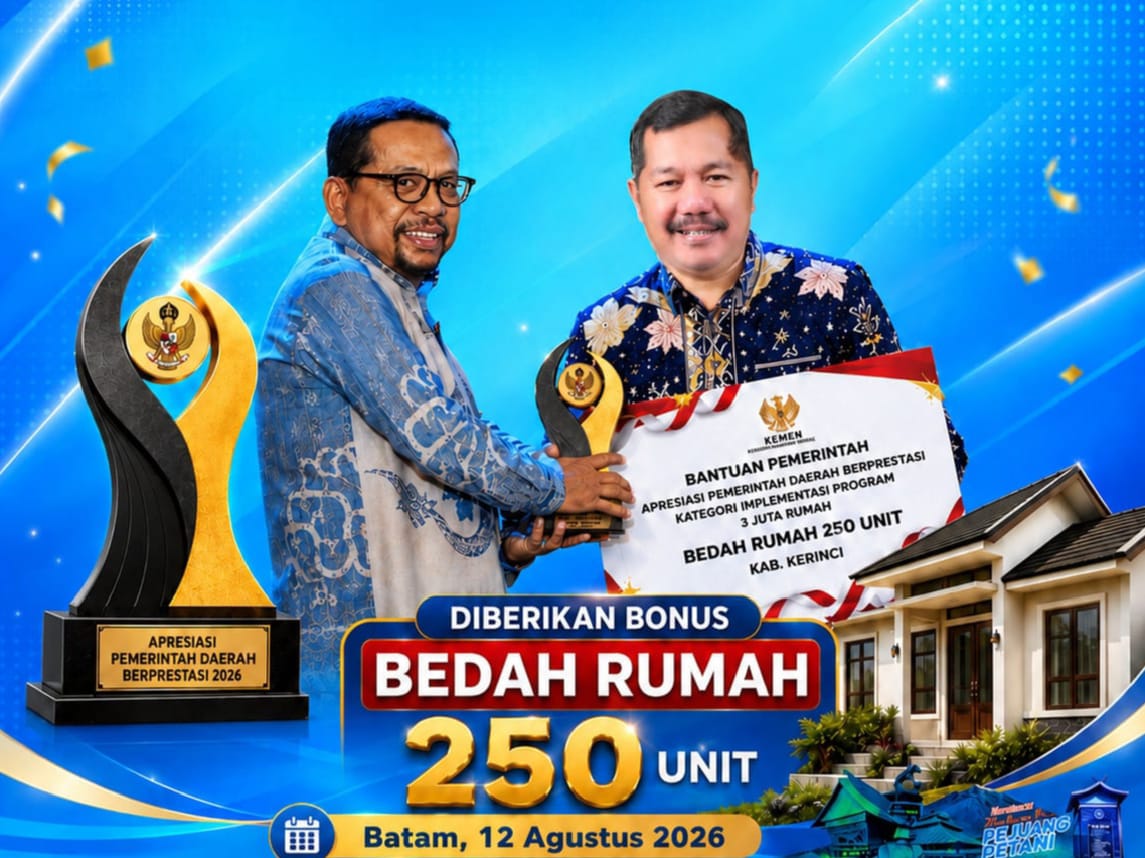 Penghargaan Kabupaten Kerinci Dalam Apresiasi Pemerintah Daerah Berprestasi 2026