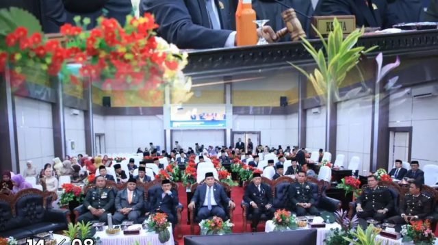 Suasana Rapat Paripurna Dprd Sungai Penuh Mengikuti Sidang Tahunan Mpr Ri 2026