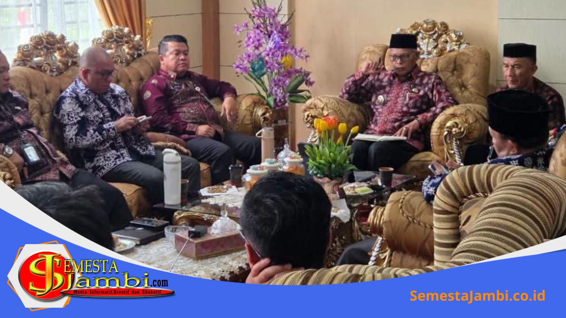 Wawako Azhar Hamzah Mengikuti Rakor Tata Kelola Program Makan Bergizi Gratis Secara Daring Bersama Kemendagri