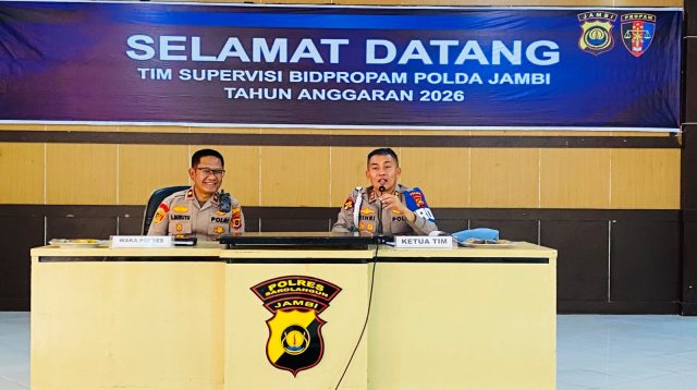 Bid Propam Polda Jambi Supervisi Di Polres Srl