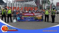 Pembagian Ribuan Masker Kepada Masyarakat Di Tengah Kabut Asap Kerinci Dan Sungai Penuh