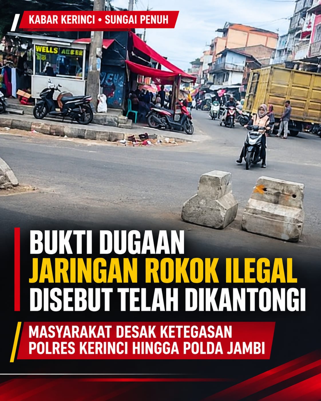 Jaringan Rokok Ilegal Di Jambi
