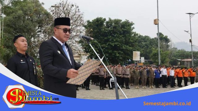 Wali Kota Sungai Penuh Alfin Memimpin Upacara Hari Kesaktian Pancasila 2026 Di Halaman Kantor Wali Kota Sungai Penuh
